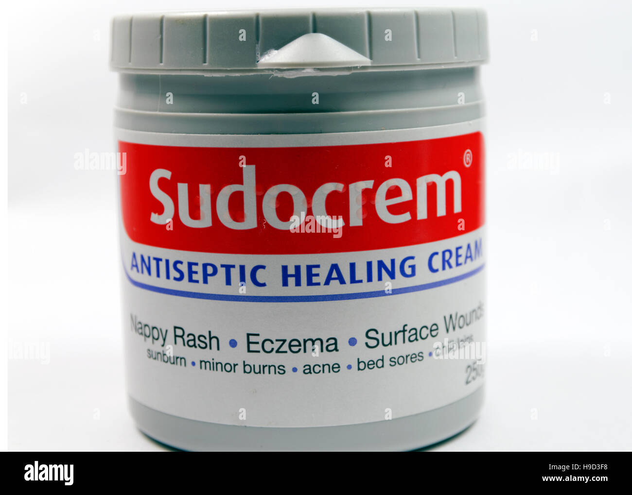 Tub of Sudocrem Stock Photo