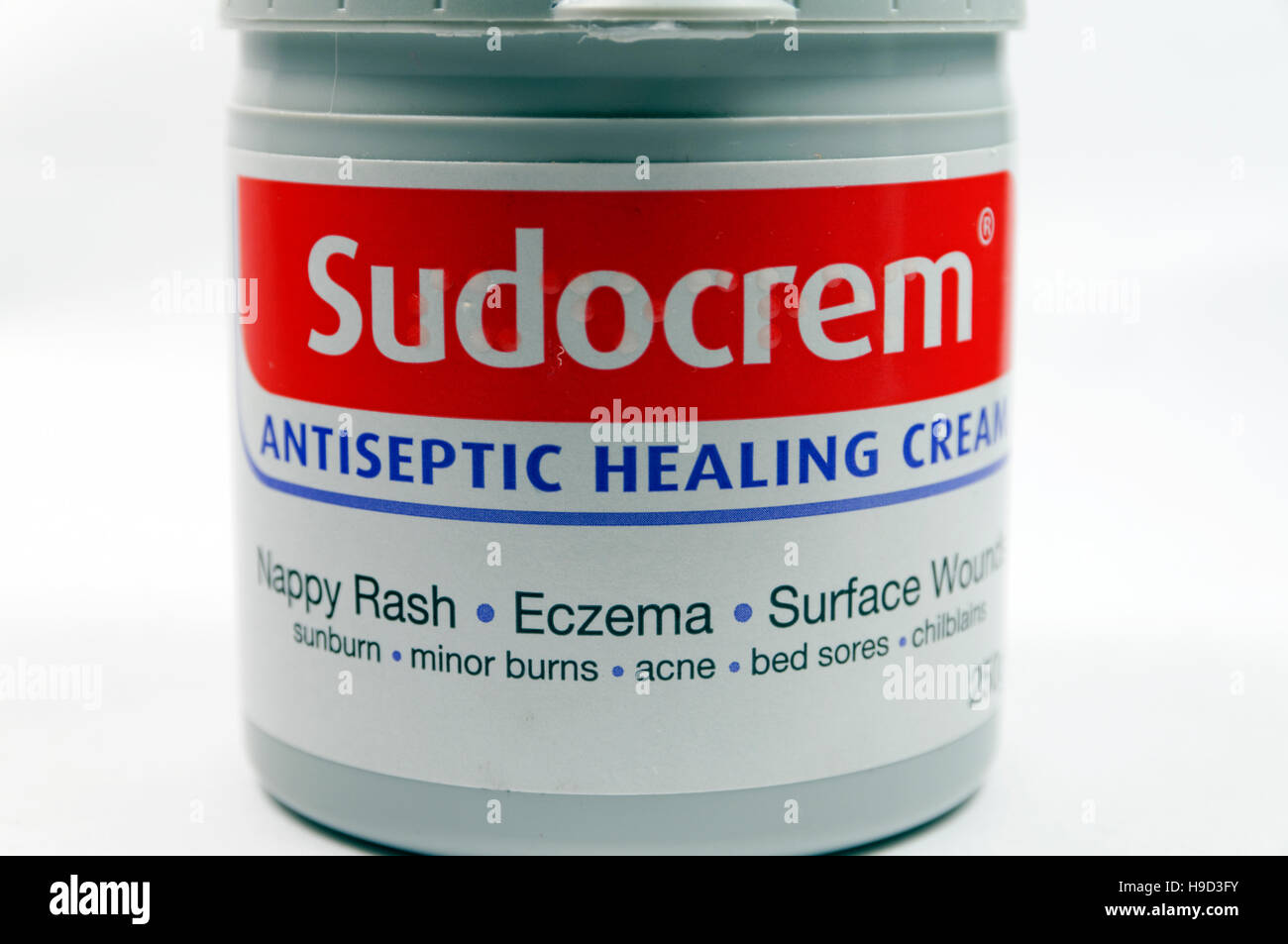 Tub of Sudocrem Stock Photo