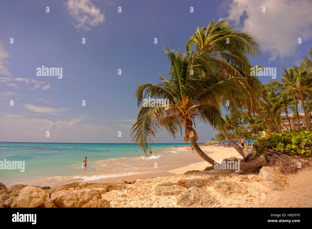 Dover Beach, St. Lawrence Gap, South coast, Barbados, Caribbean Stock Photo