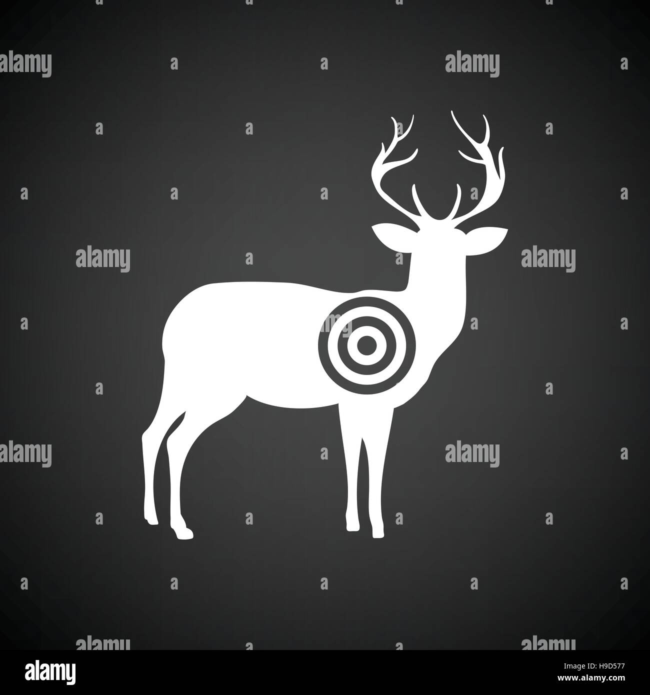 deer-target-stock-vector-images-alamy