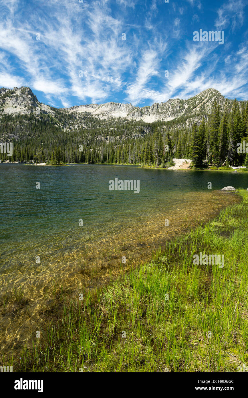 Horseshoe Lake in Oregon's Wallowa Mountains Stock Photo Alamy