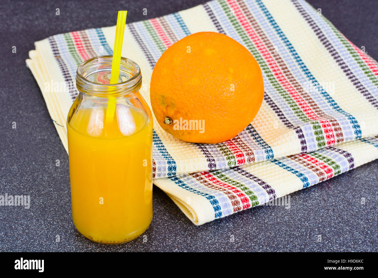 Fresh Tasty Vitamin Orange Juice Stock Photo Alamy