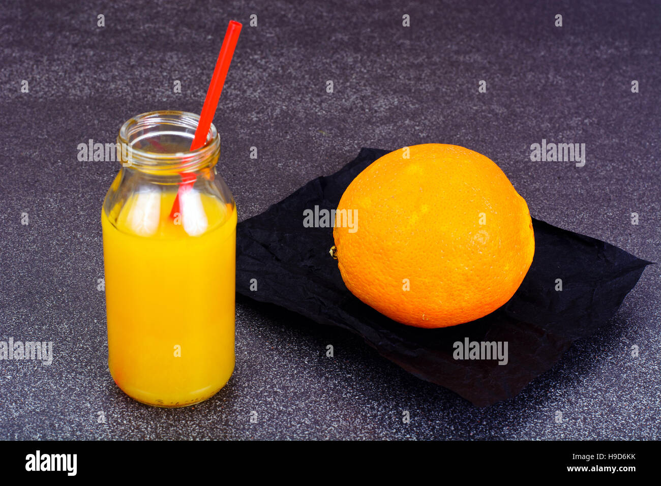 Fresh Tasty Vitamin Orange Juice Stock Photo Alamy
