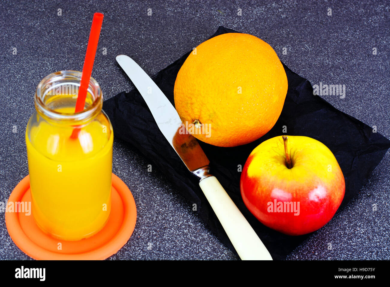 Fresh Tasty Vitamin Orange Juice Stock Photo Alamy