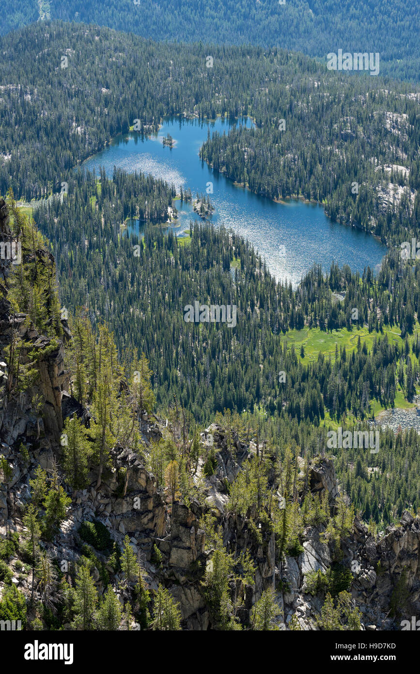 Horseshoe Lake in Oregon's Wallowa Mountains Stock Photo Alamy
