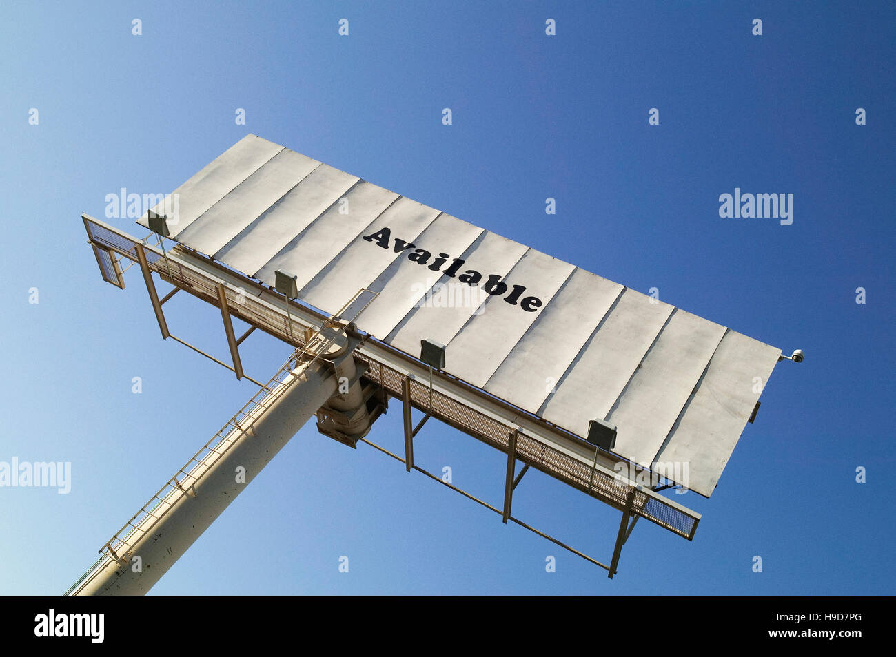 Empty Billboard, Las Vegas Nevada USA Stock Photo