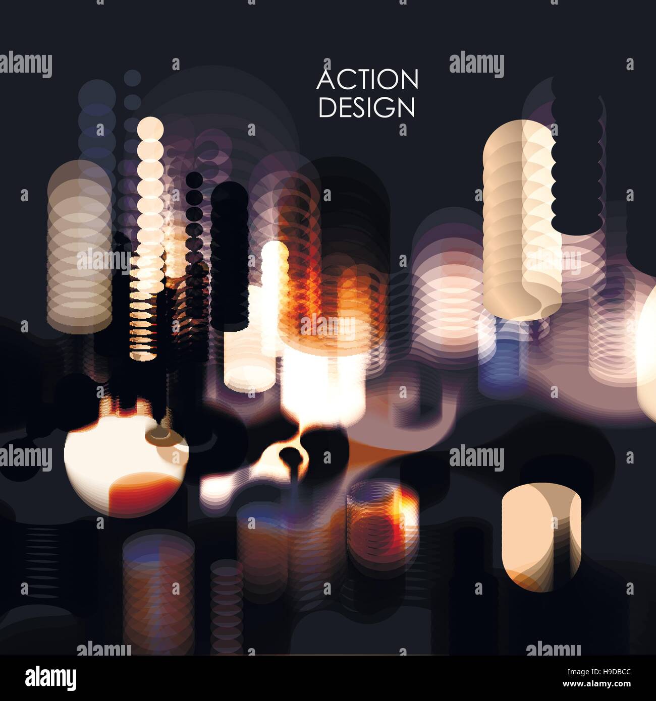 Abstract background with vector design elements Stock Vector Image ...