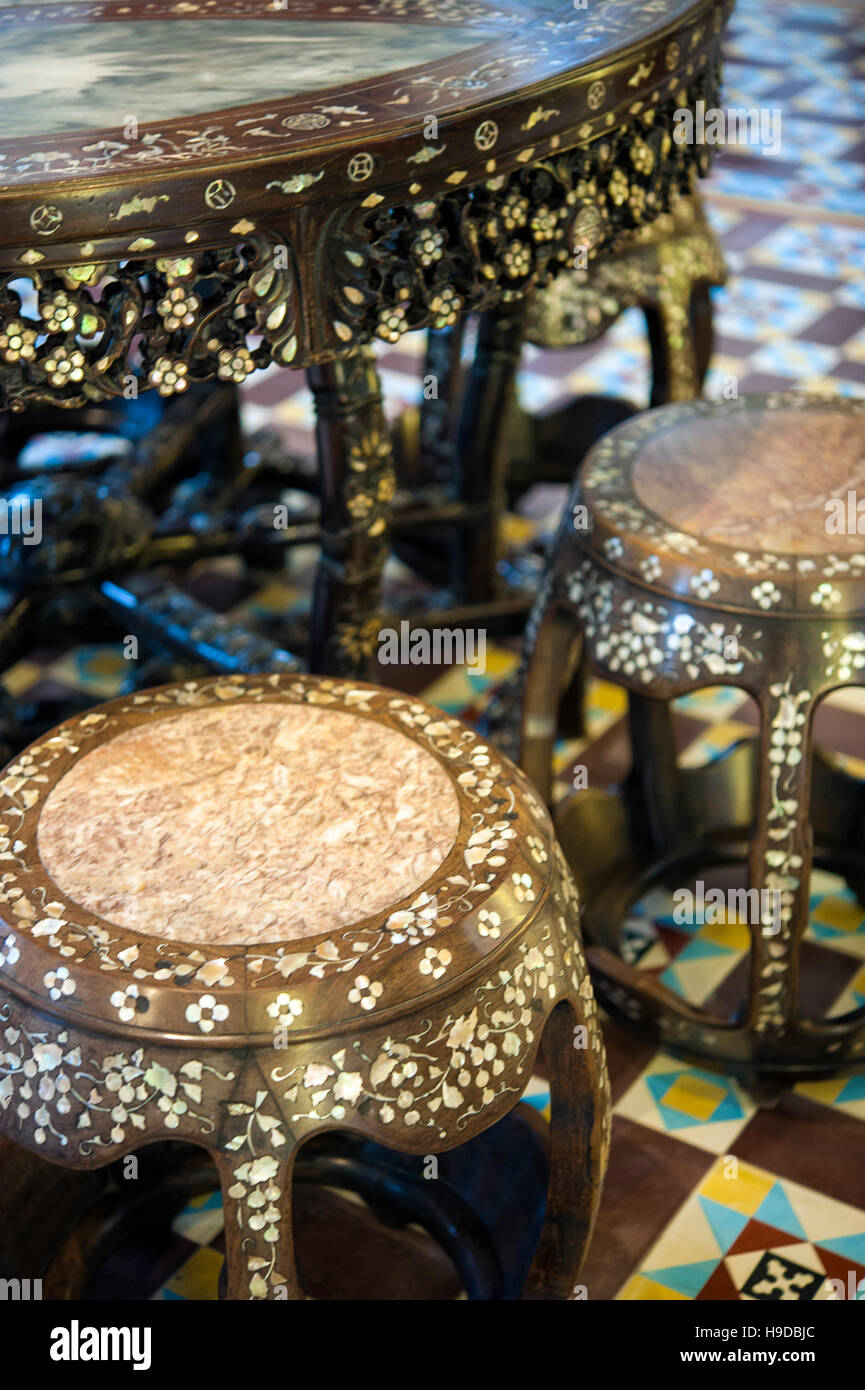 Mother Of Pearl Antique Furniture