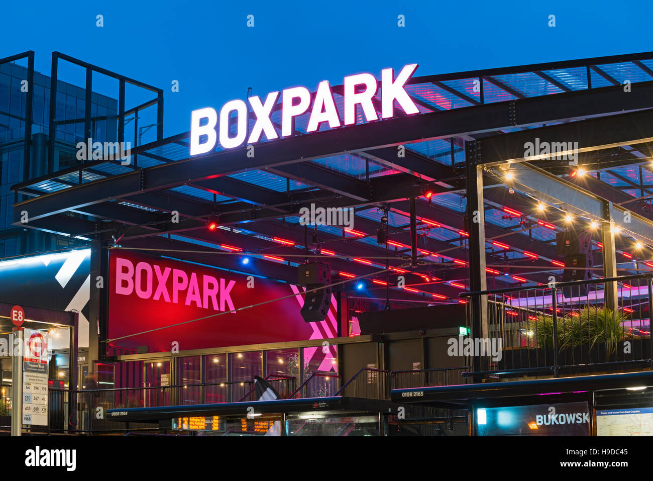 Croydon Boxpark South London UK Stock Photo