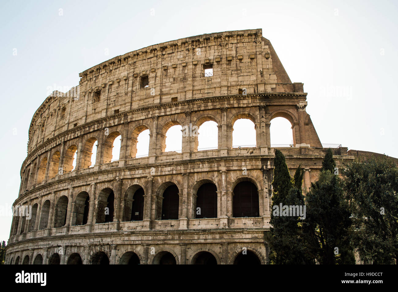 The majestic roman Colosseum Stock Photo