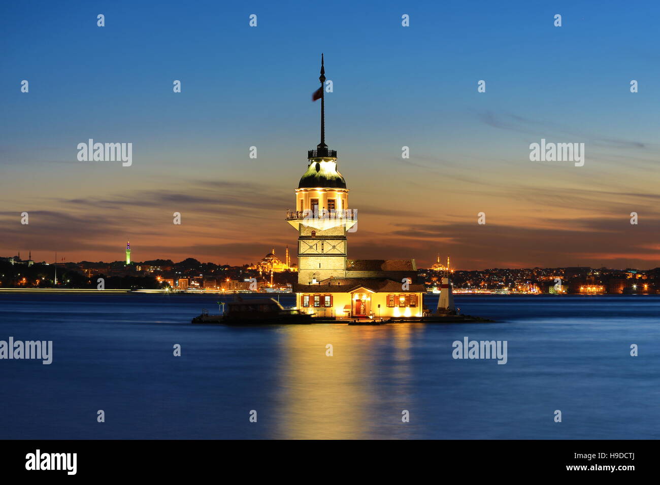 120x40cm Istanbul Maiden Leuchtturm Panorama Leanderturm kiz kulesi Sinus Art