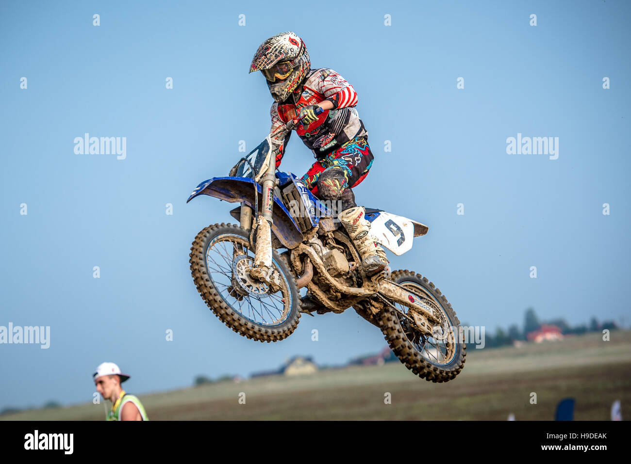 Motorocross Rider motocross rider in the race Stock Photo - Alamy