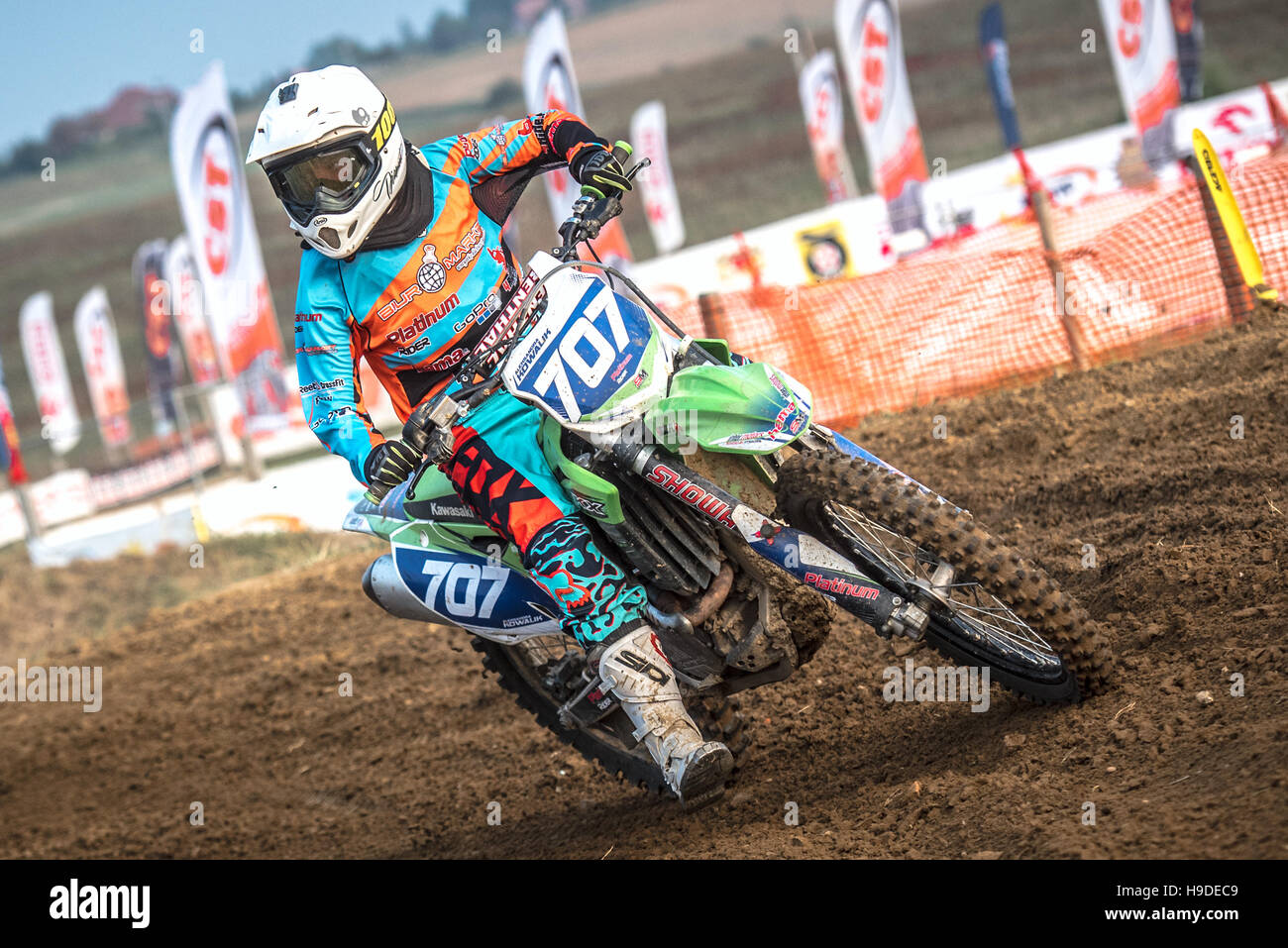 Motorocross Rider motocross rider in the race Stock Photo - Alamy