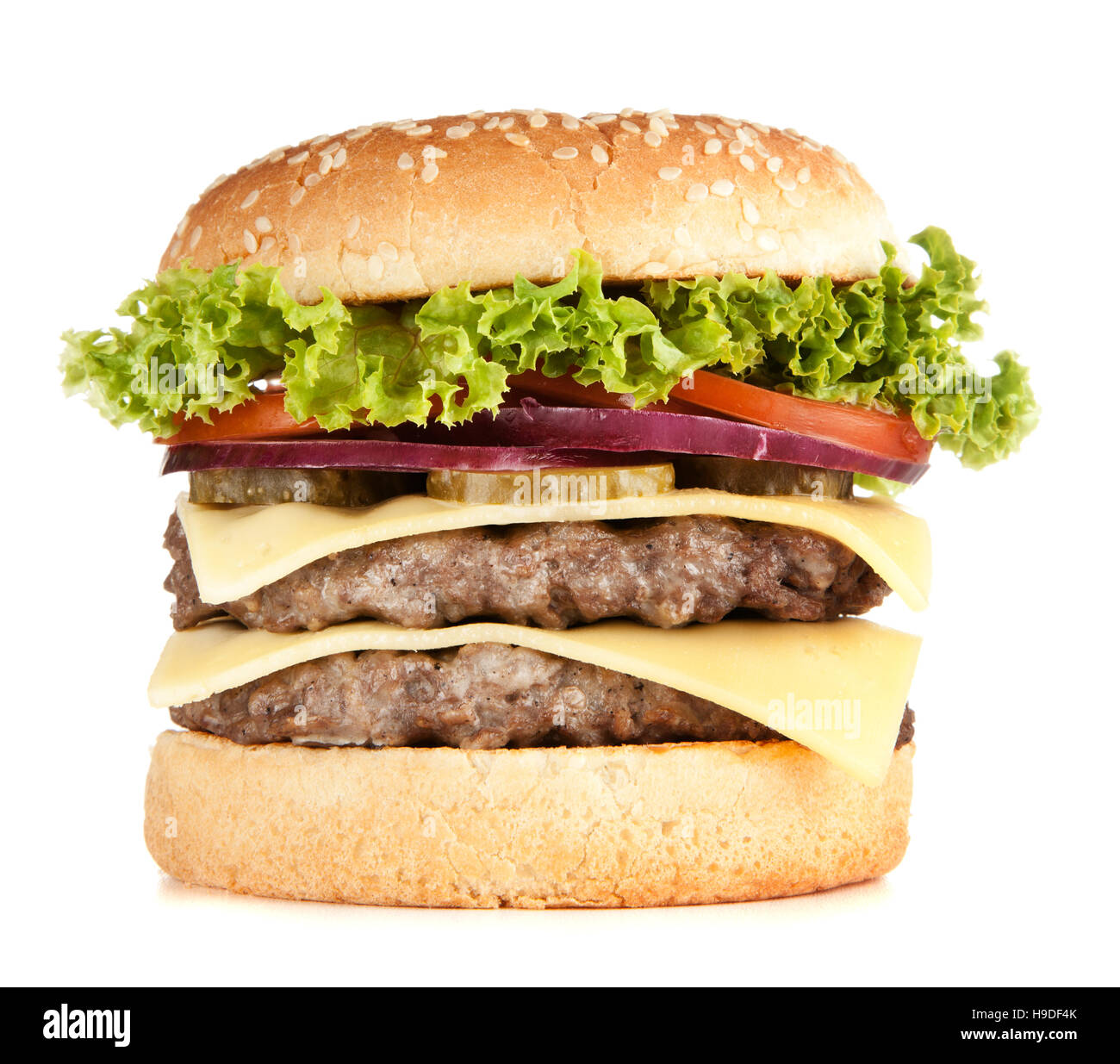 Big king burger hi-res stock photography and images - Alamy