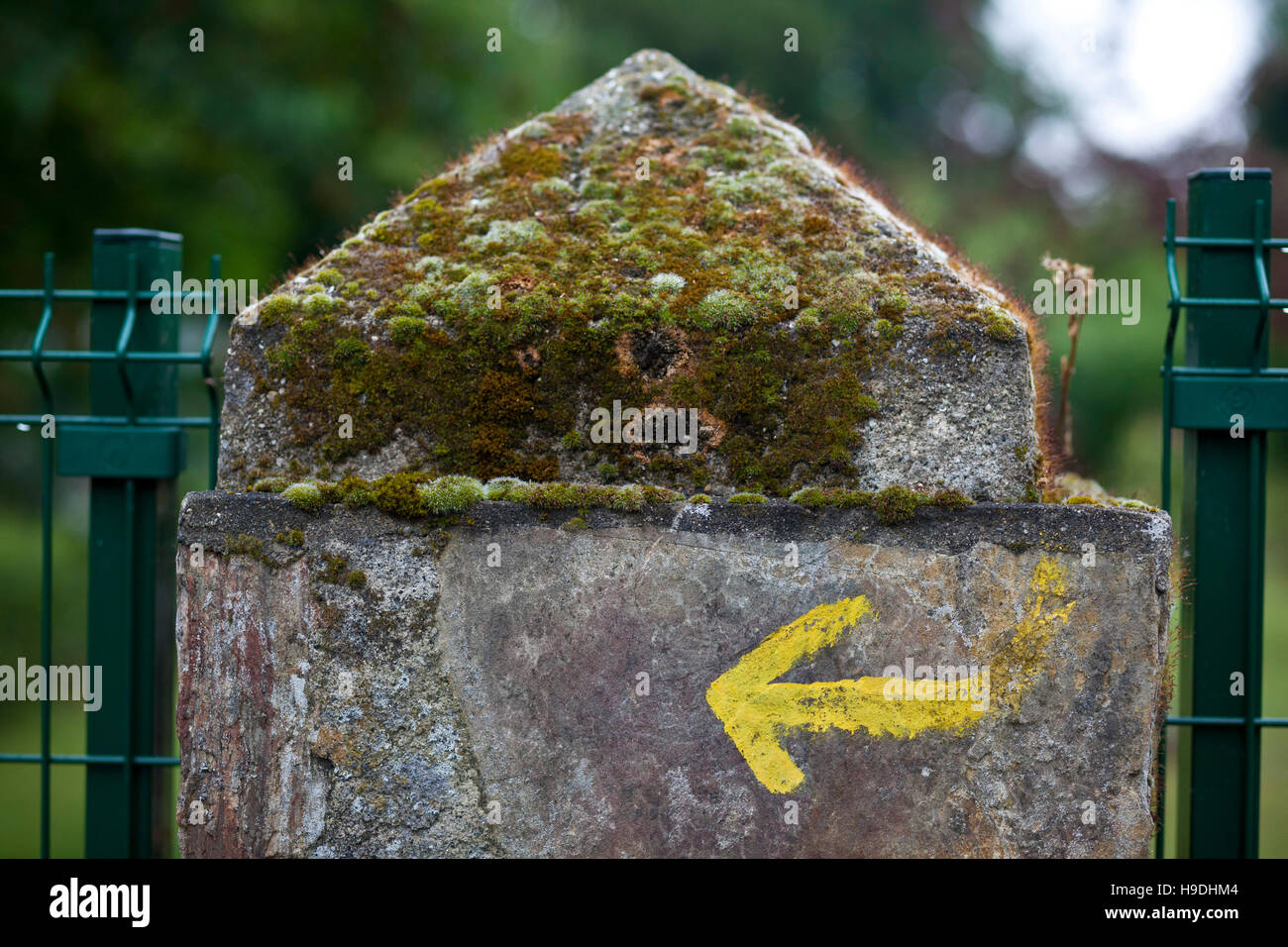 Camino de Santiago, route Frances Stock Photo