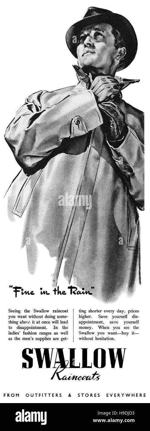 Swallow raincoats hi res stock photography and images Alamy