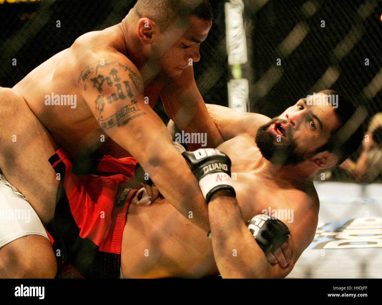 Sygeplejeskole Forenkle vil gøre Thiago Alves, top, fights Tony DeSouza at the Ultimate Fighting Champion  Championship UFC 66 at the MGM Grand Garden Arena in Las Vegas on December  30, 2006. Photo credit: Francis Specker Stock Photo - Alamy