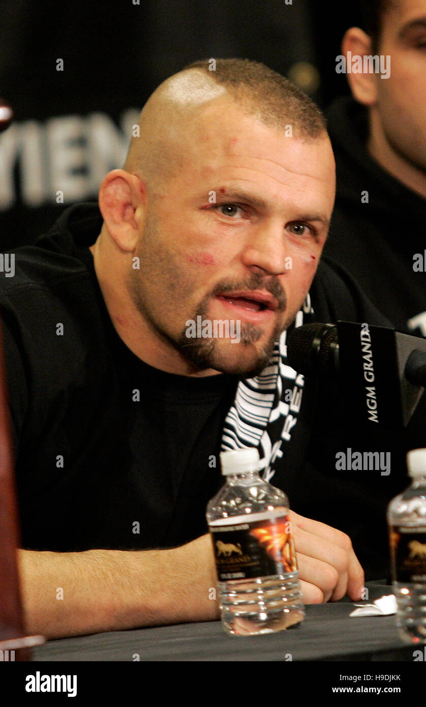 Chuck Liddell at the post fight press conference for Ultimate Fighting