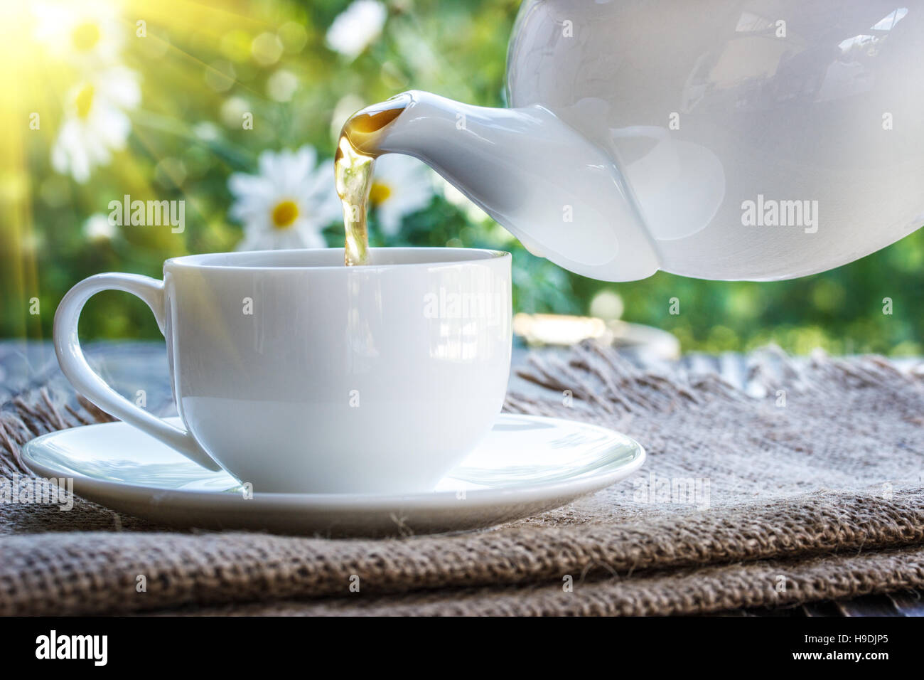Herbal tea with chamomile Stock Photo Alamy