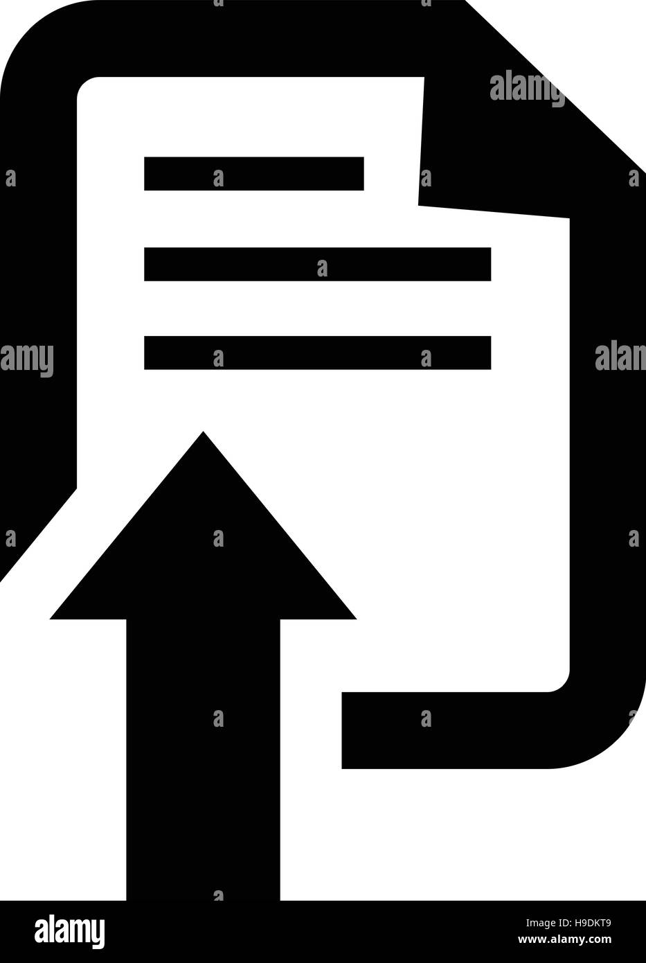 Upload file icon Stock Vector Image & Art - Alamy
