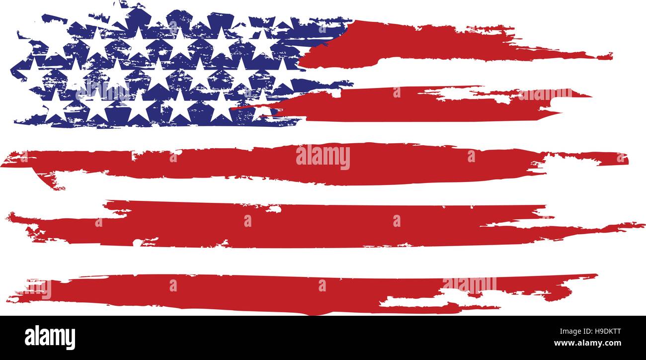 American flag Stock Vector Images - Alamy