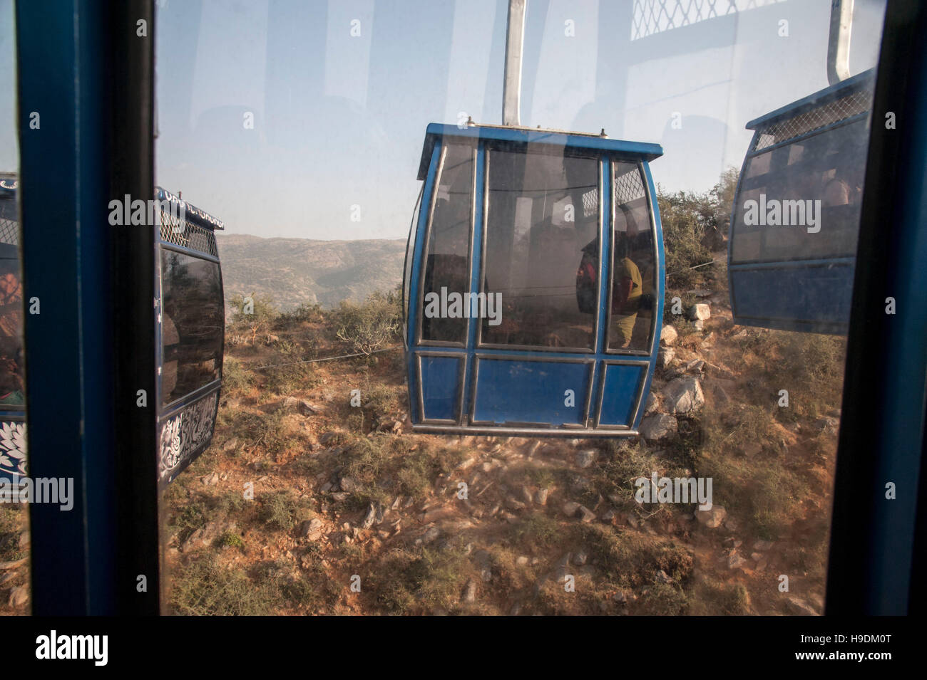 ropeway cabin from ropeway cabin for savitri temple at Pushkar ...