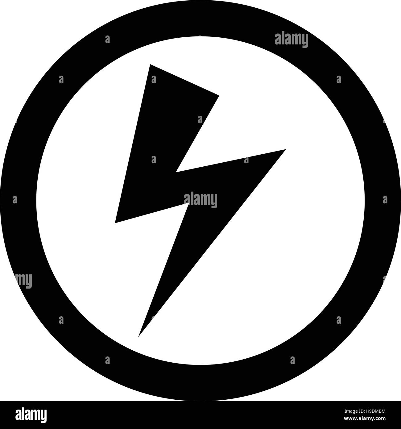 Lightning bolt sign Stock Vector Image & Art Alamy