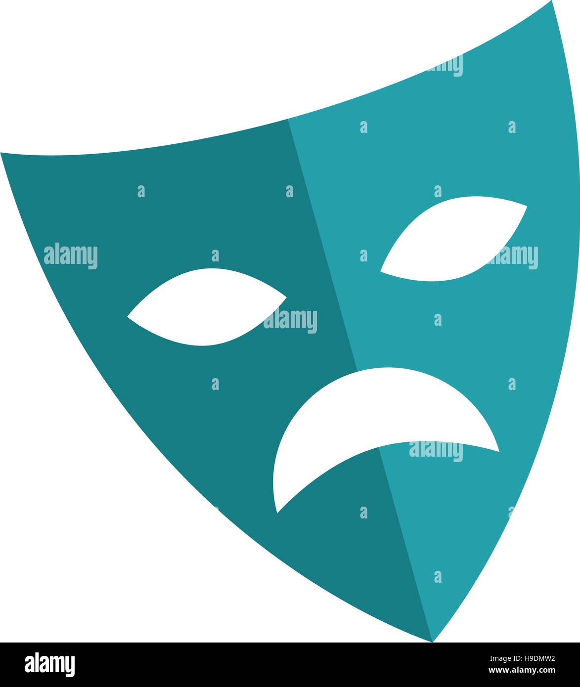 theater mask isolated icon vector illustration design Stock Vector ...