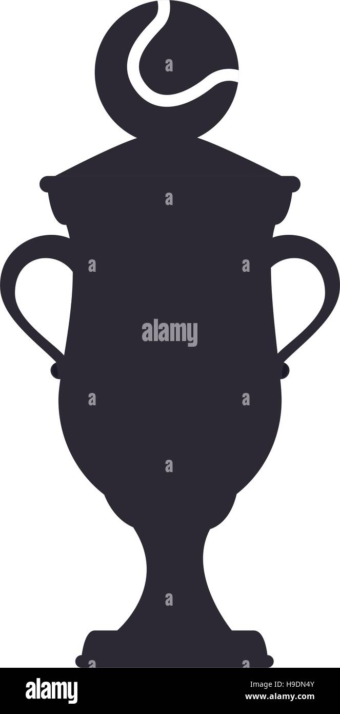 trophy championship tennis icon vector illustration design Stock Vector ...