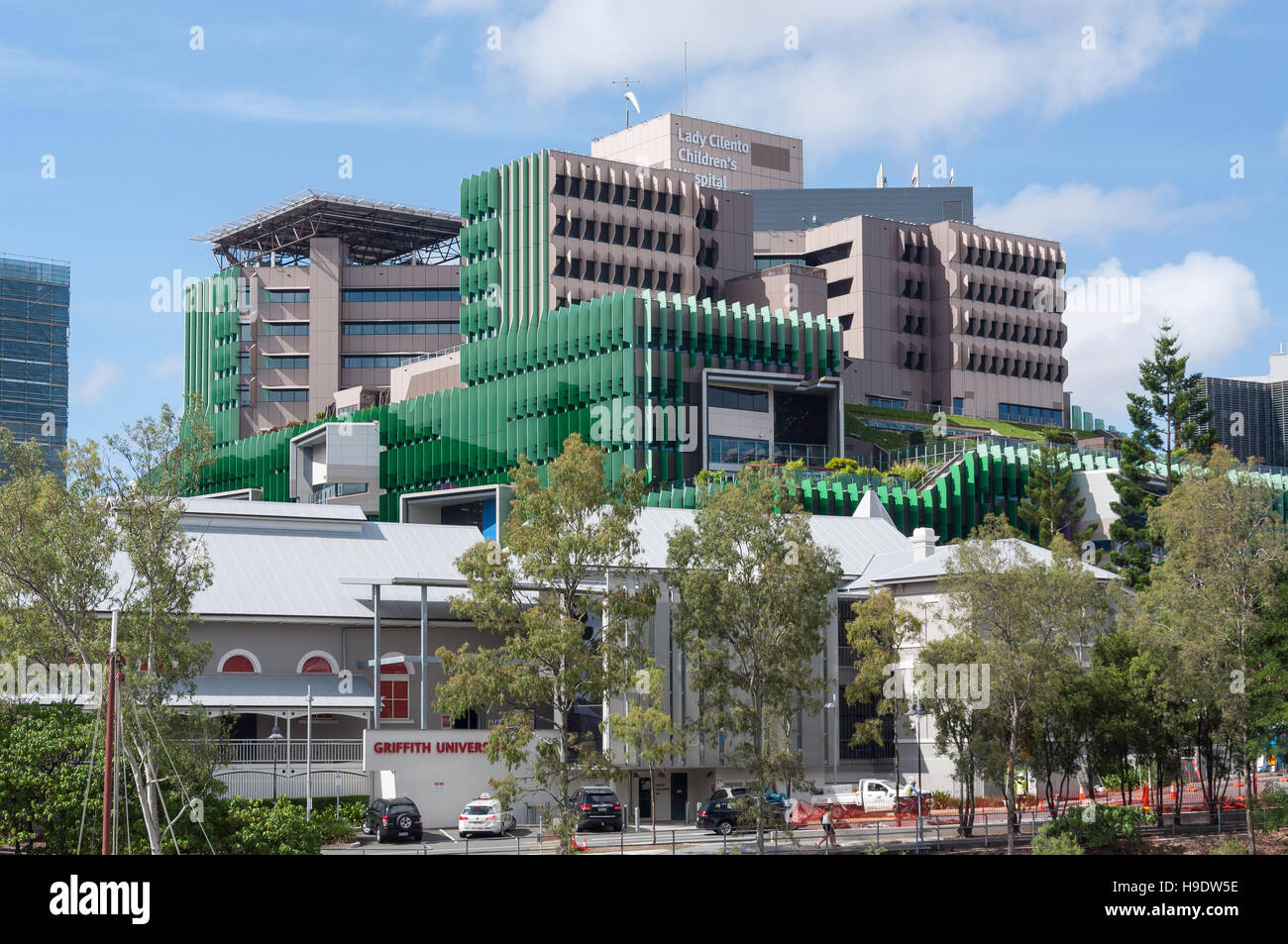 Lady Cilento Children's Hospital, Stanley Street, South Brisbane, Brisbane City, Brisbane, Queensland, Australia Stock Photo