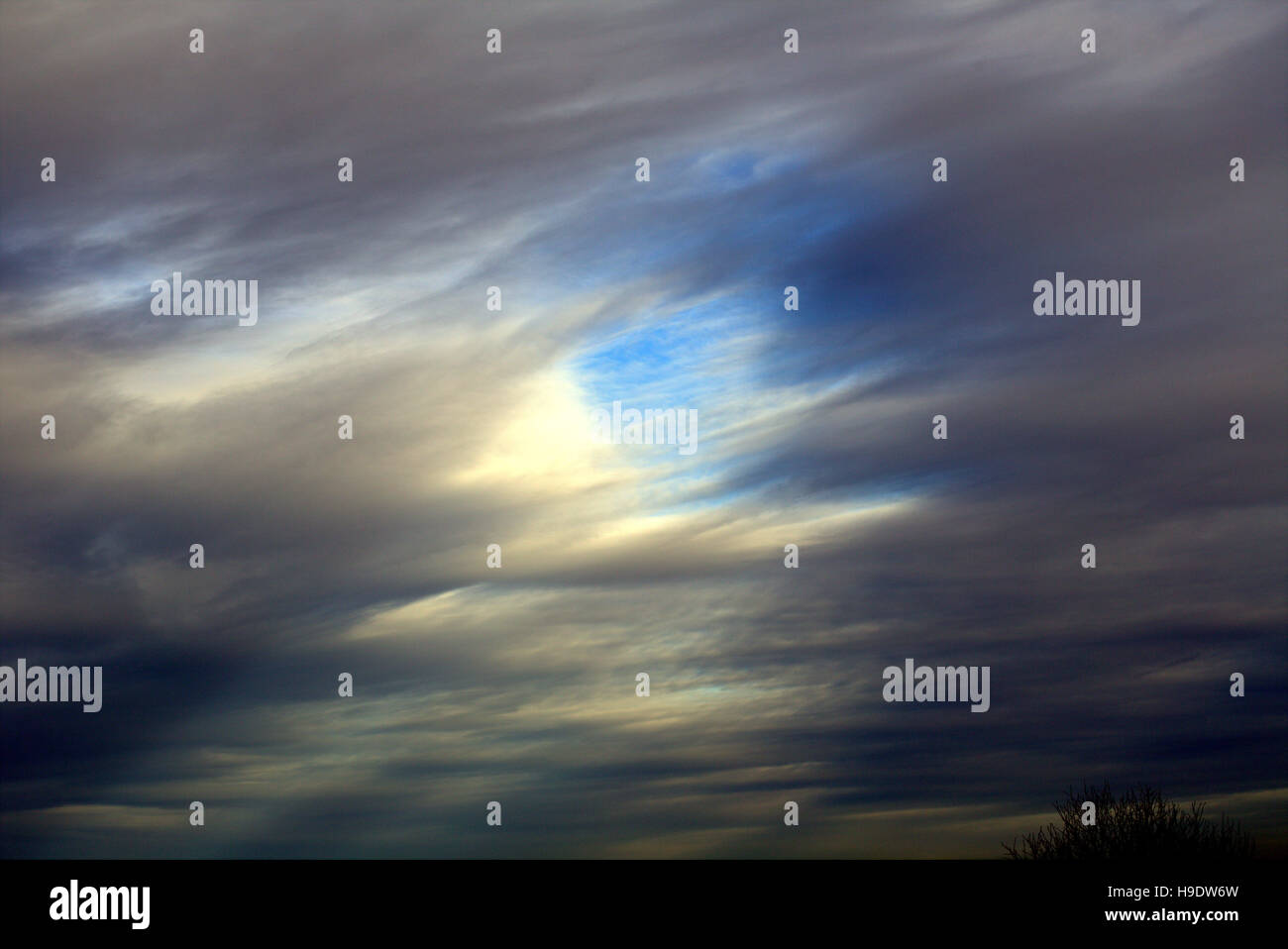 Abstract blue sky cloud backgrounds blue Stock Photo