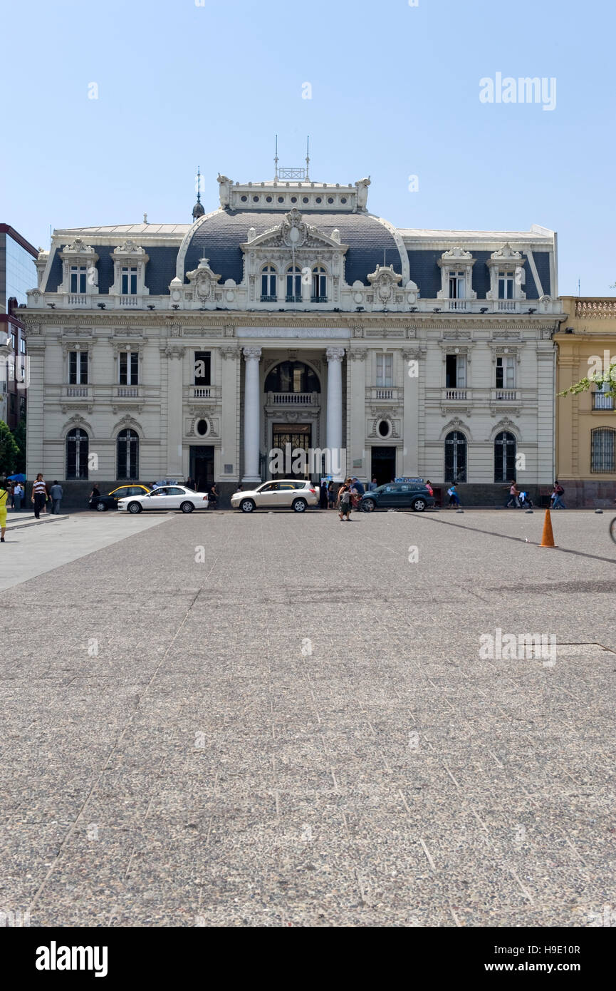 Main post, Correo Central, on Plaza de Armas Square, Santiago de Chile, Chile, South America Stock Photo
