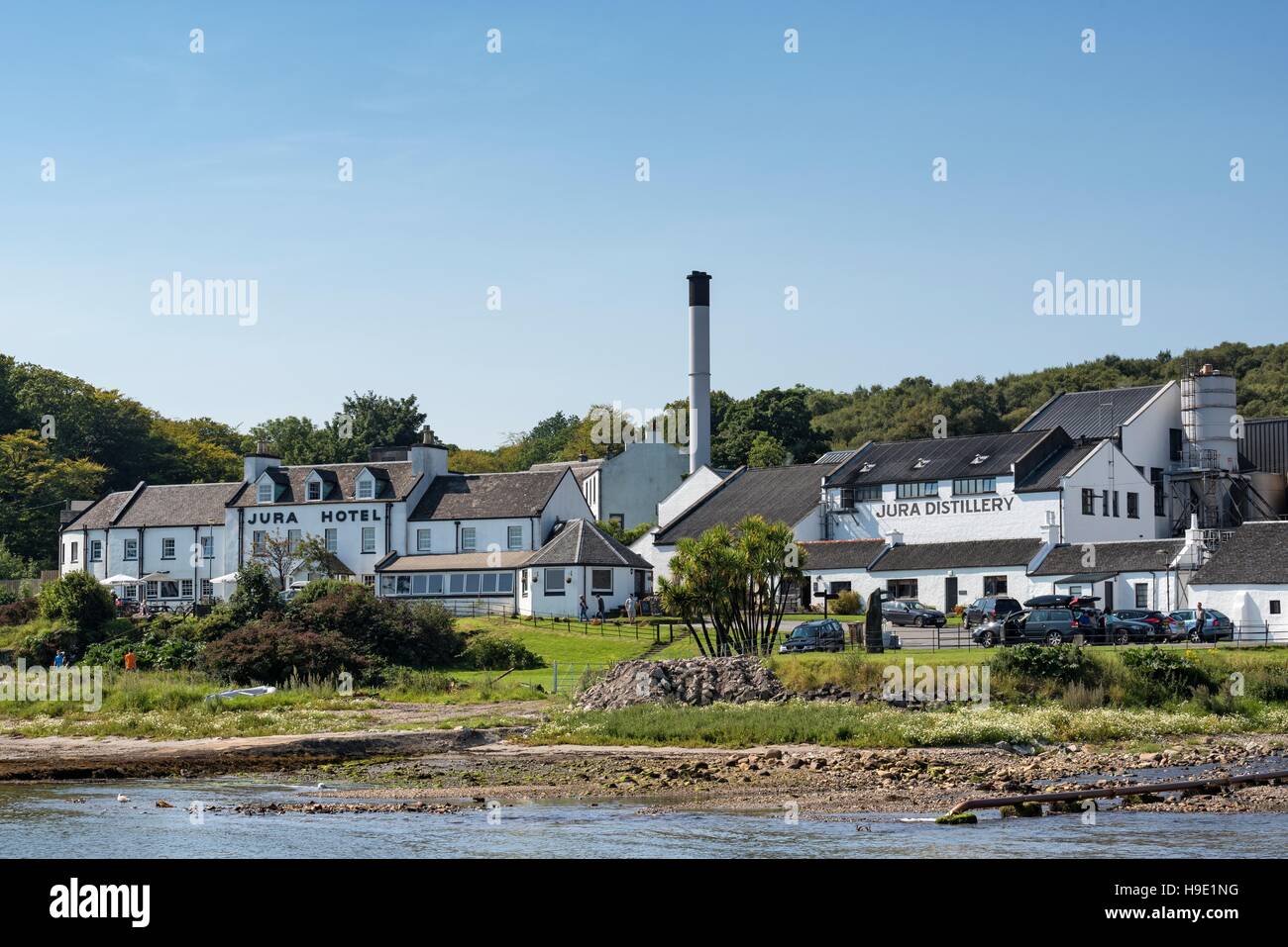 Jura whiskey distillery and hotel, Jura, Inner Hebrides, Scotland