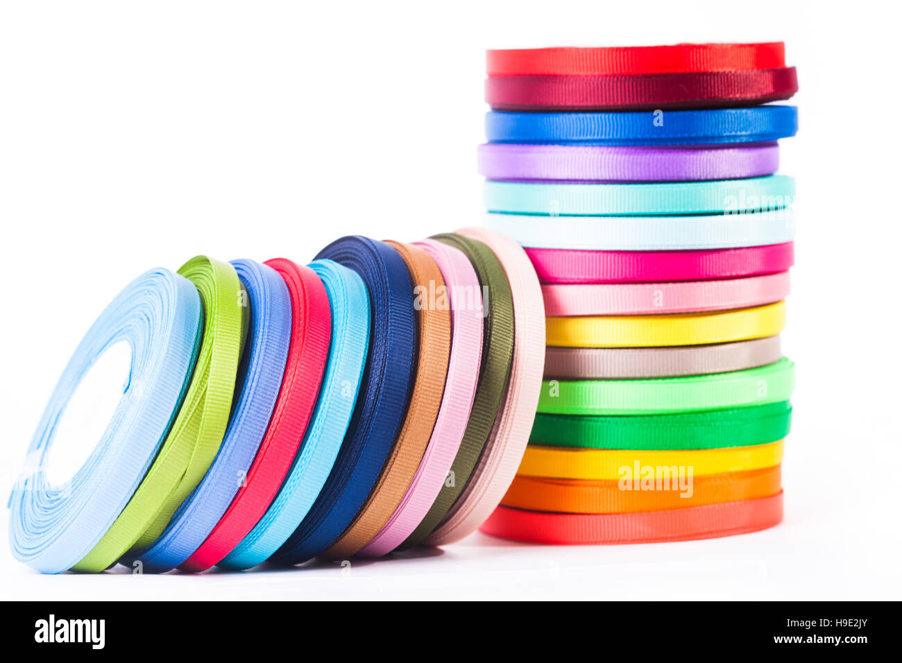 Vibrant pink fabric ribbons hi-res stock photography and images - Alamy