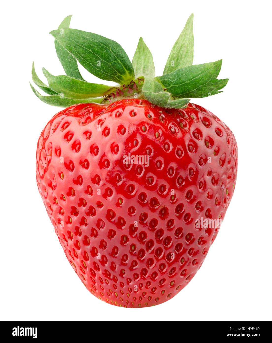 Beautiful ripe strawberry isolated on white Stock Photo - Alamy