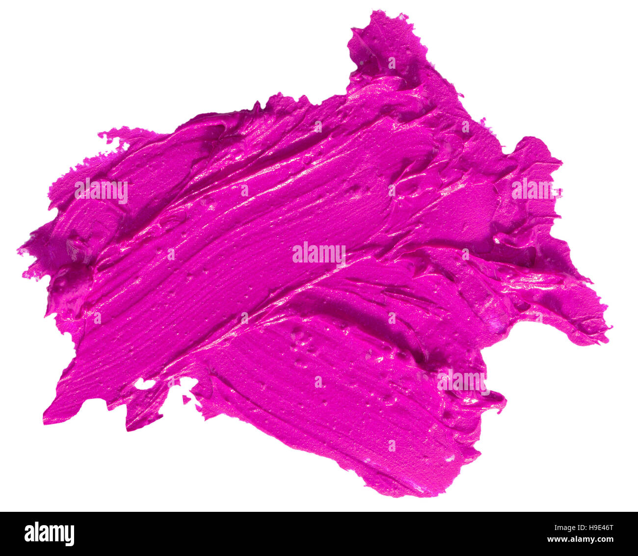 dark pink lipstick stroke isolated on the white background Stock Photo -  Alamy