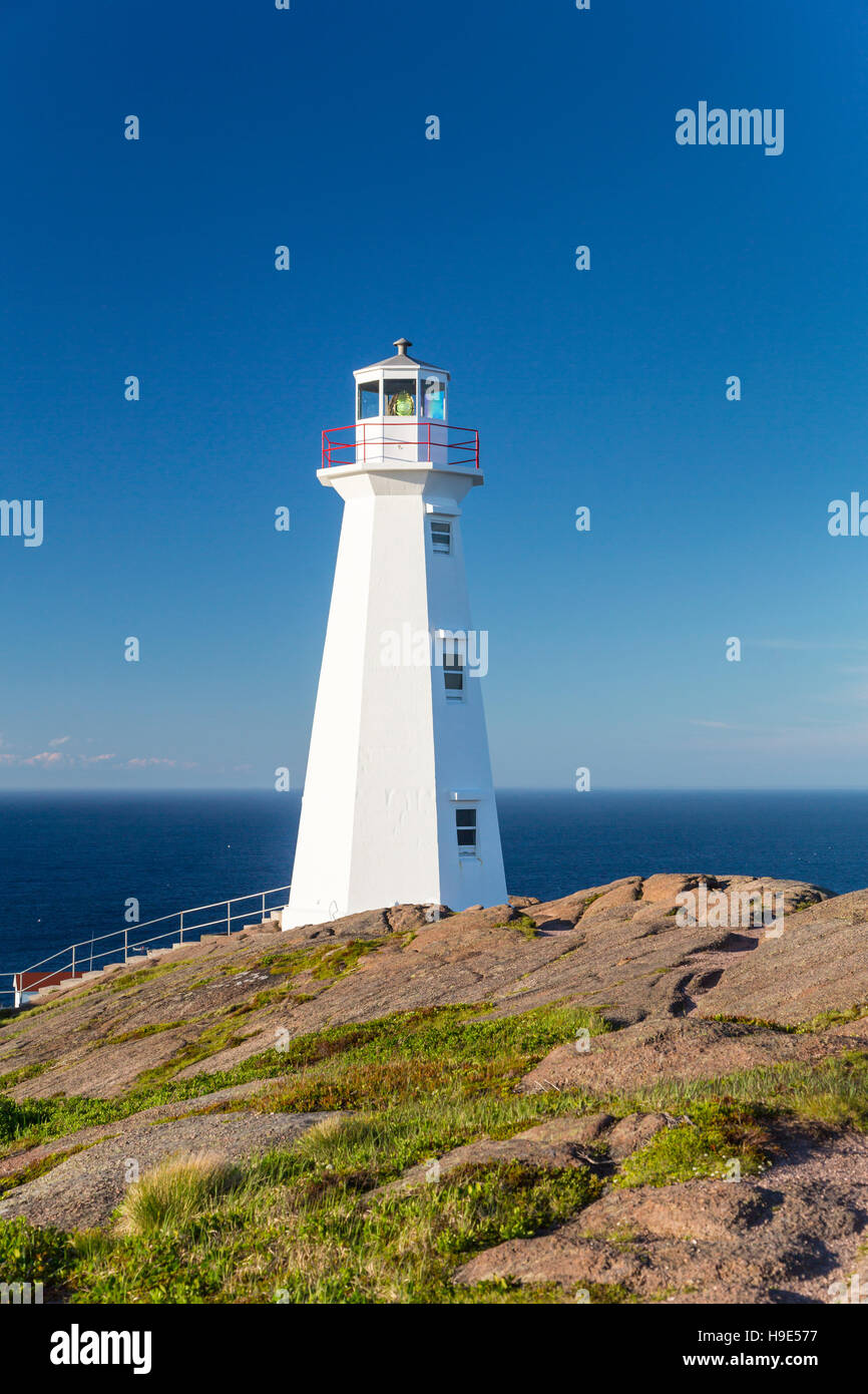 The Cape Spear National Historic Site near St. John's Newfoundland and Labrador, Canada Stock