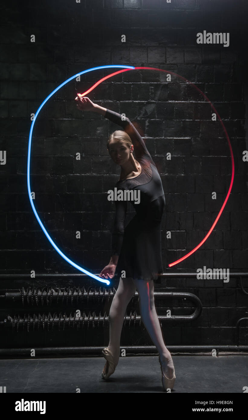 Gymnastic ribbon hi-res stock photography and images - Alamy