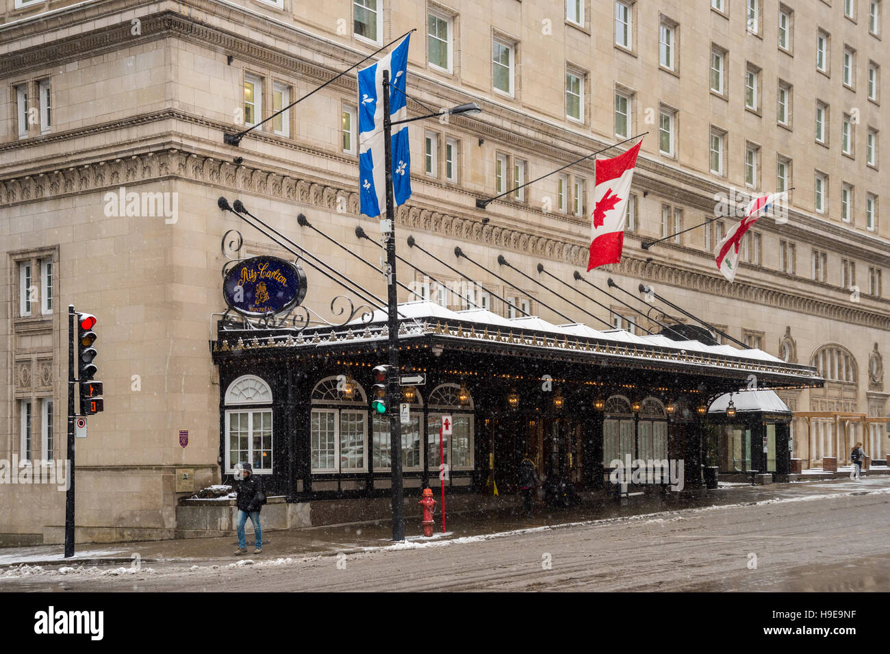 Ritz Carlton Hotel in Montreal Stock Photo
