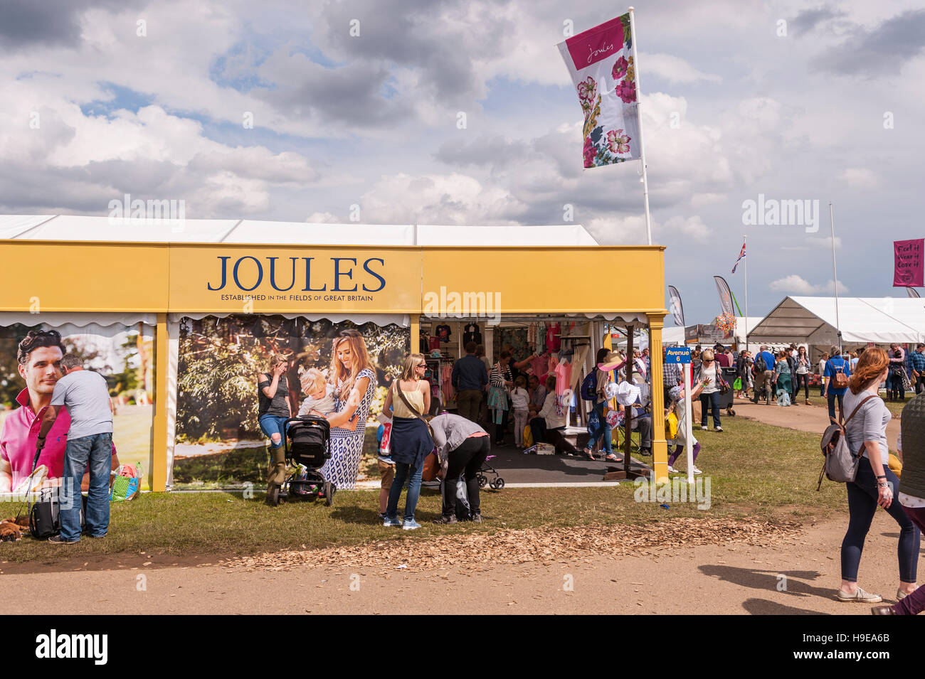 The Joules stall at the Royal Norfolk Show in the Showground , Norwich
