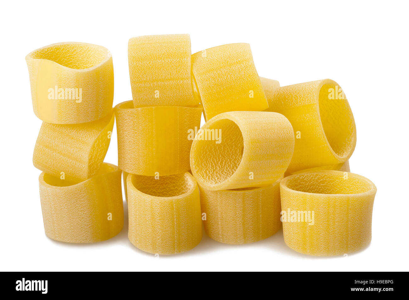 maccheroni group isolated on white Stock Photo - Alamy