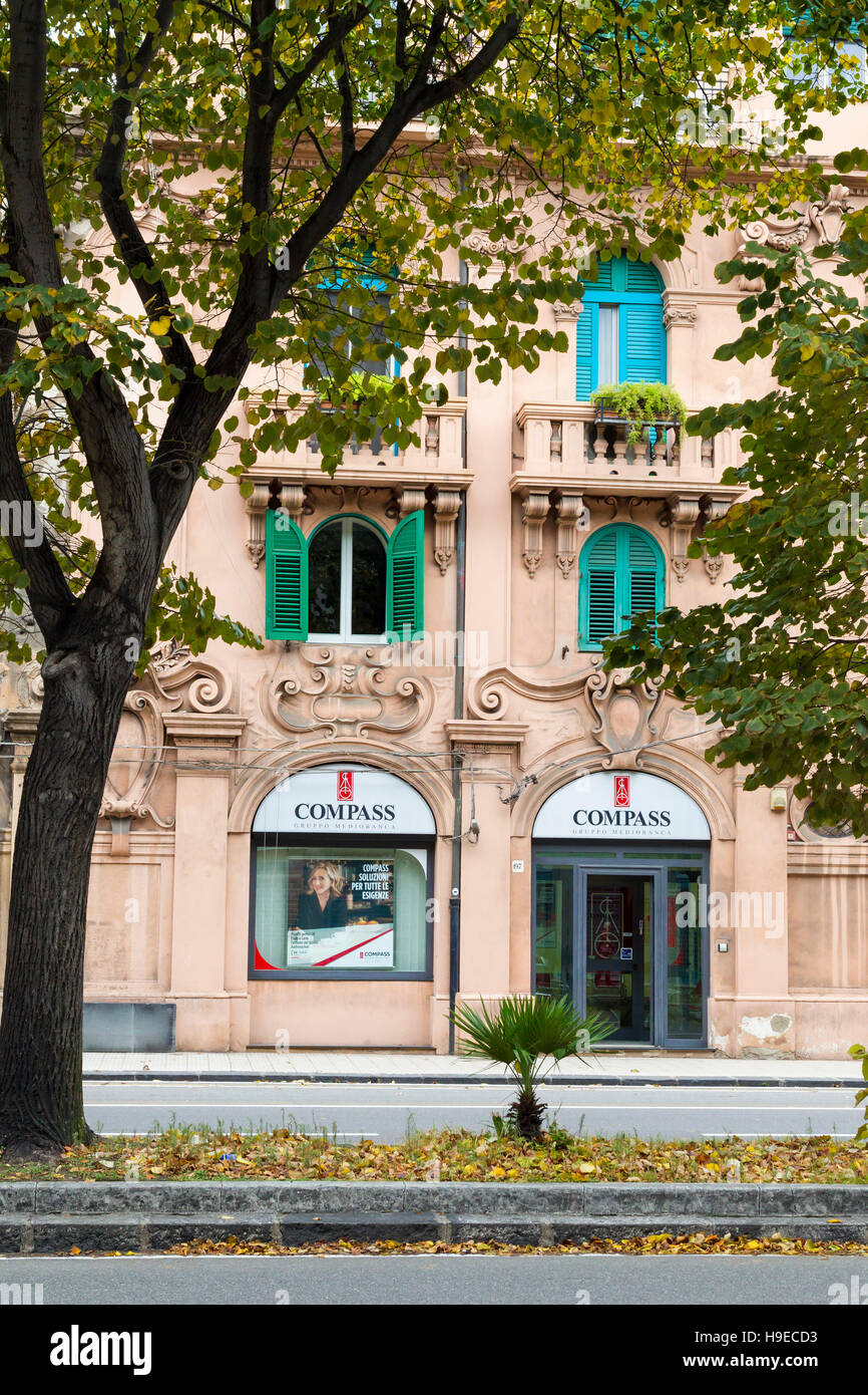 Shop front on Via Garibaldi in Messina, Sicily Stock Photo Alamy