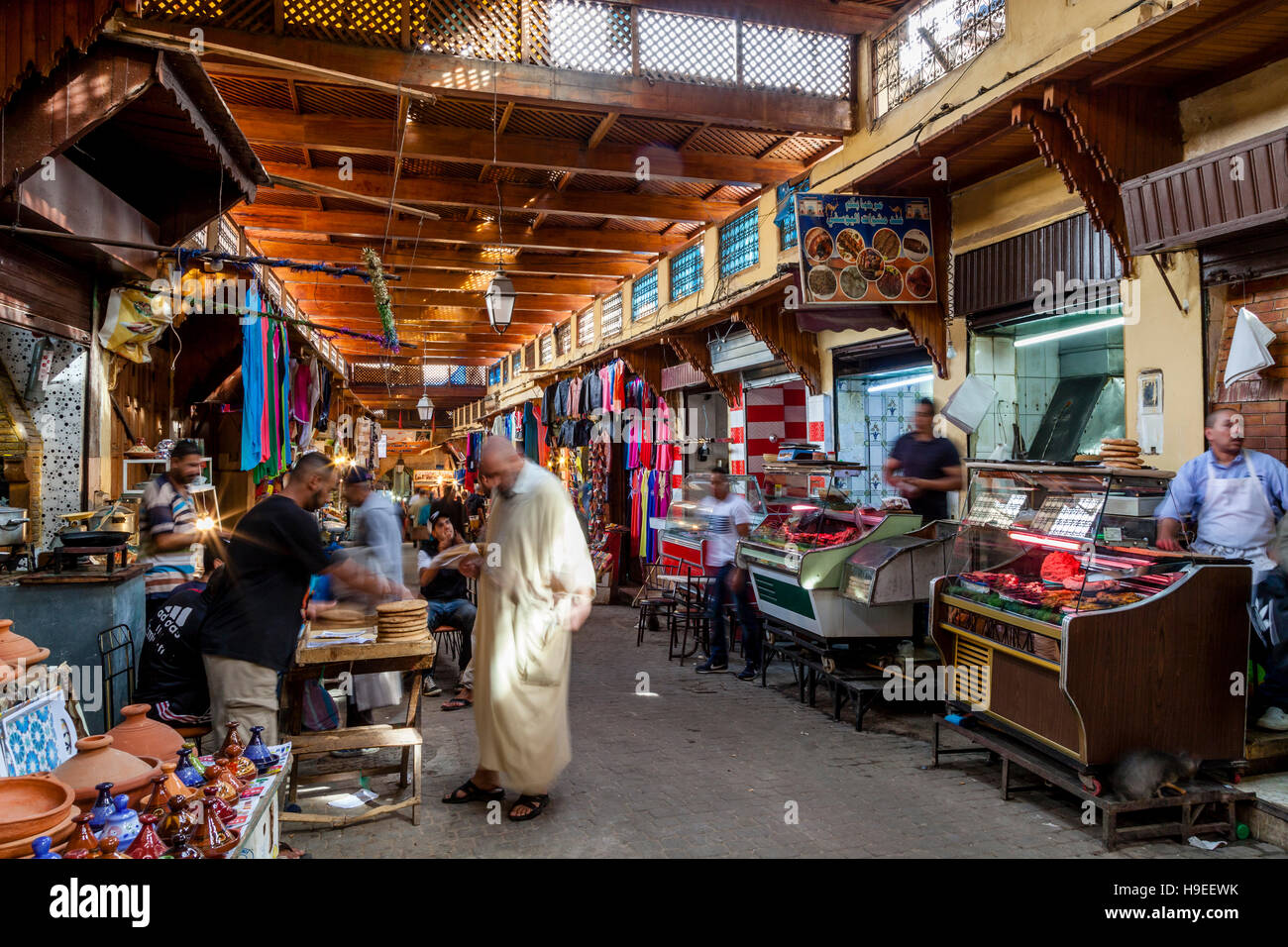 Shops In Fez Medina Morocco High Resolution Stock Photography and ...