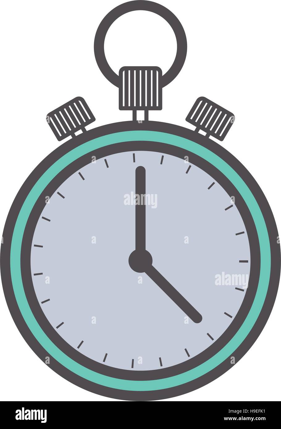 Chronometer icon. Healthy lifestyle fitness and sport theme. Isolated ...