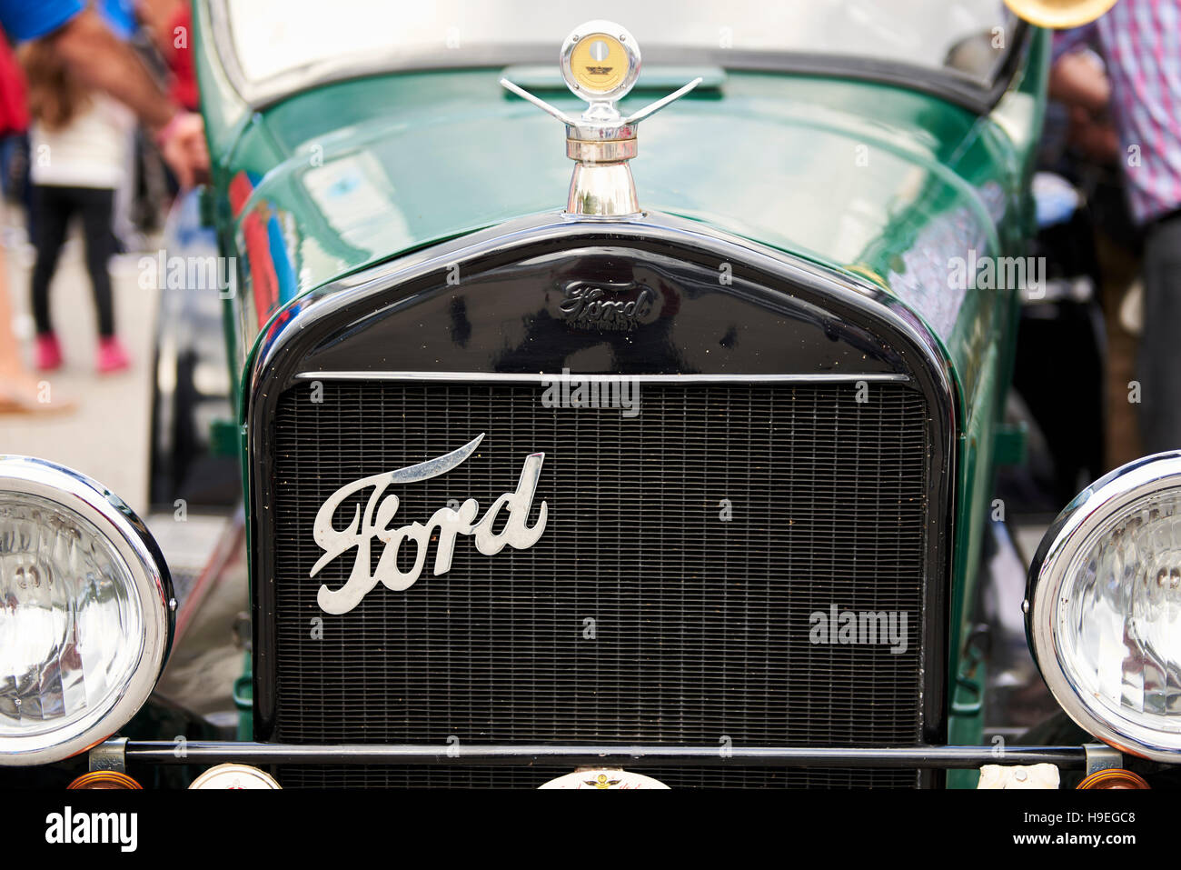 Detail Of Ford T, Classic Car Stock Photo - Alamy