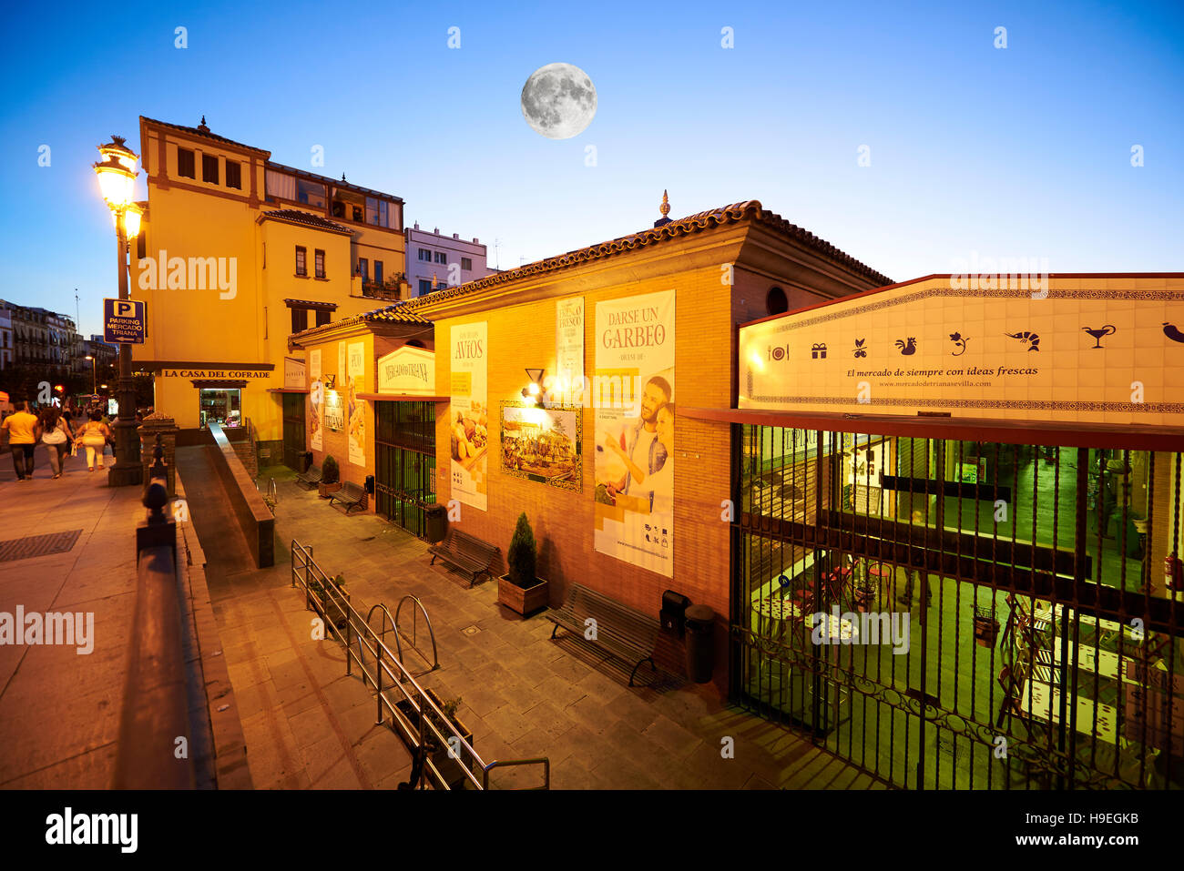 Mercado de Triana, Sevilla, Spain, Europe Stock Photo