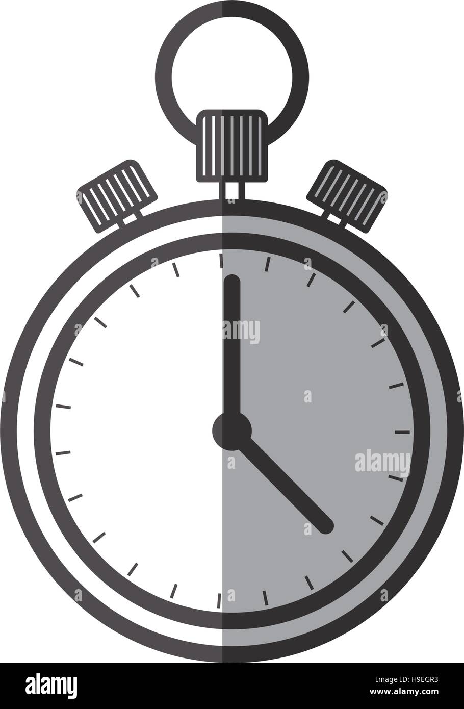 Chronometer icon. Healthy lifestyle fitness and sport theme. Isolated ...