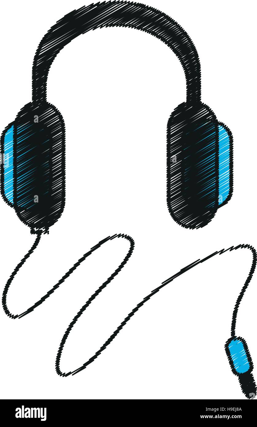 Isolated headphone device design Stock Vector Image & Art - Alamy