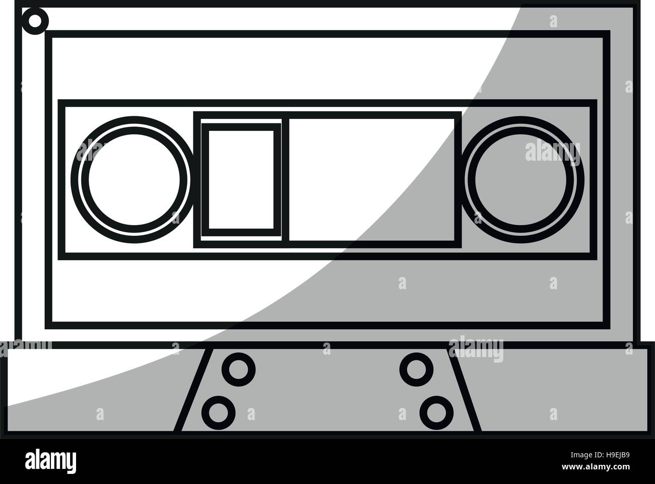 Isolated cassette device design Stock Vector Image & Art - Alamy