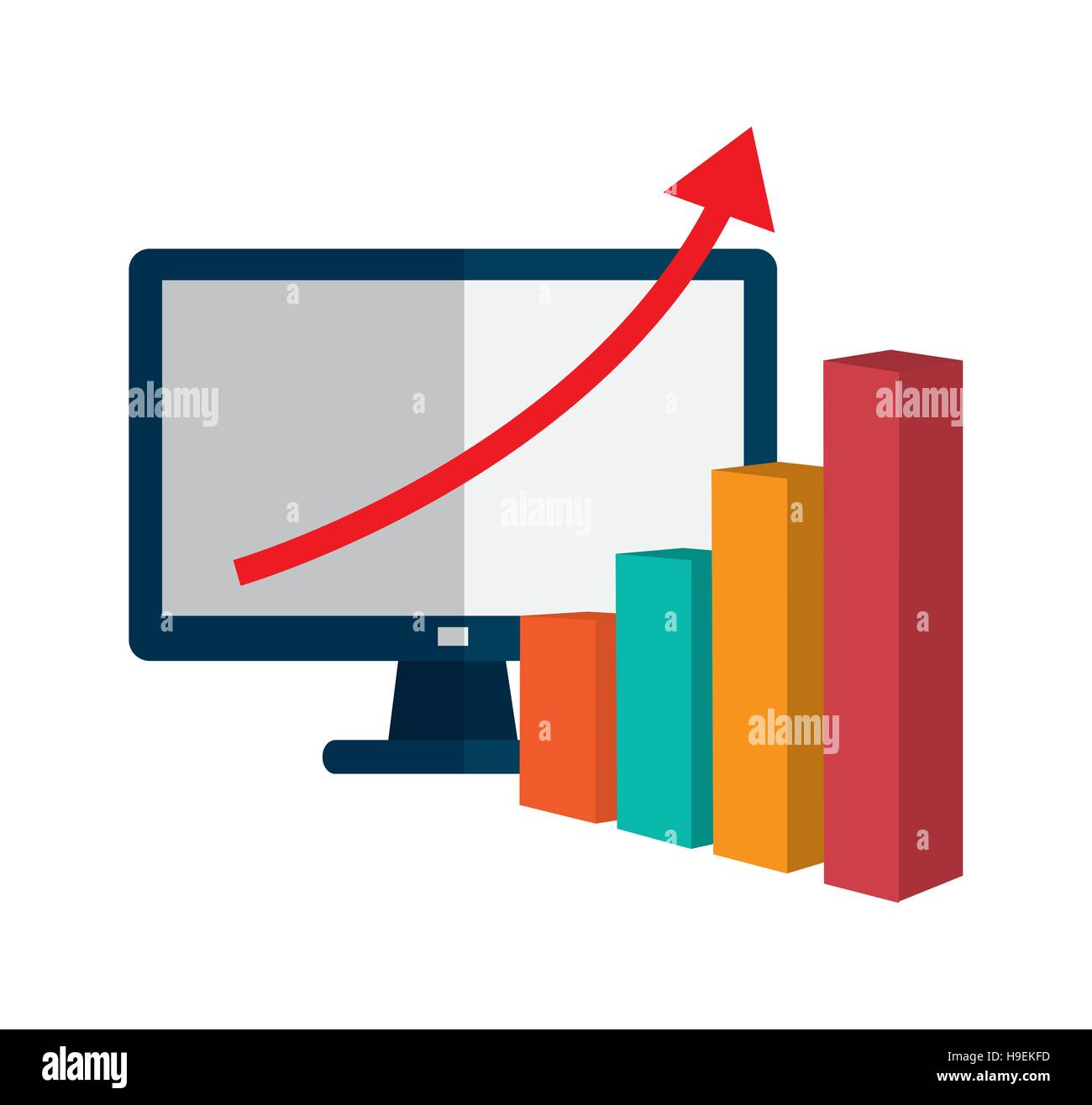 Computer profit and money design Stock Vector Image & Art Alamy
